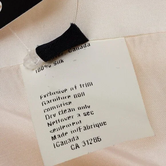 Ron Leal Vintage Classic Off White Raw Silk Blazer - Picture 9 of 9